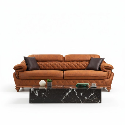 Dreisitzer Sofa Couch Wohnzimmer Polstersofas Modern Design Luxus Möbel
