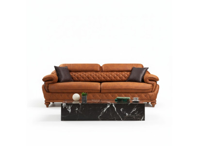 Dreisitzer Sofa Couch Wohnzimmer Polstersofas Modern Design Luxus Möbel