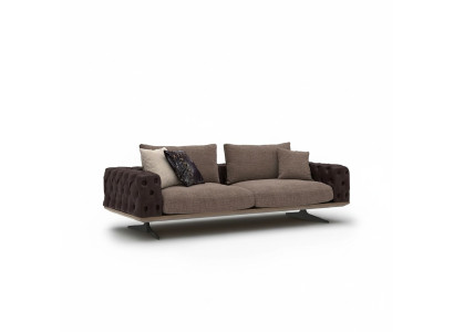 Luxus obývací pokoj gauč třísedadlový pohovka moderní design polstrované nové
