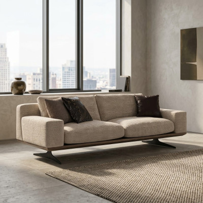 Pohovka třímístná obývací pokoj moderní design, luxusní nová luxusní sedací souprava.