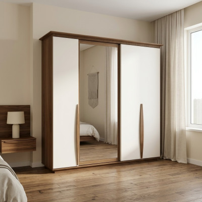 Schrank Luxus Schlafzimmer Kleiderschrank Modern Holz Möbel Design Neu