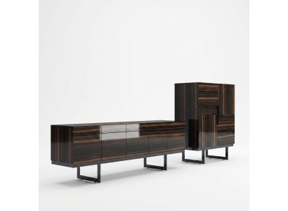Esszimmer Komplett 2tl Sideboard Design Modern Kommode Holzschrank