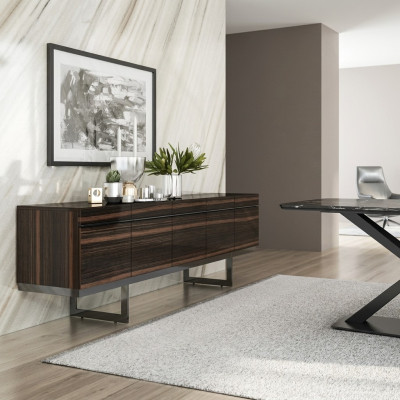 Jídelní pokoj Nový nábytek Komoda Moderní design Dřevěná skříň Nová
