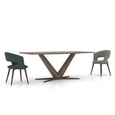 Kompletní sada jídelny Jídelní stůl 4x židle Design Luxus Stůl Zařízení