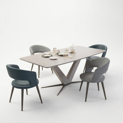 Komplett Esstisch Set Stühle Esszimmer Einrichtung Design Modern Möbel
