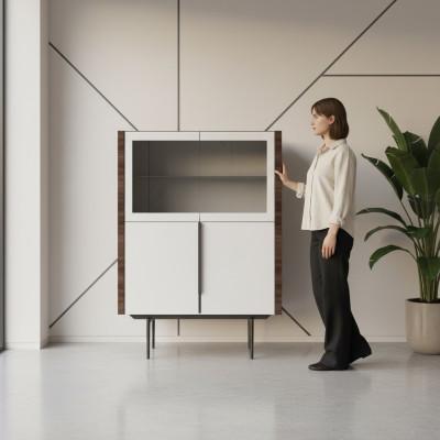 Esszimmer Vitrine Luxus Einrichtung Design Möbel Schranke Modern Neu