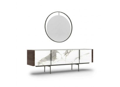 Luxus Esszimmer Modern Sideboard mit Spiegel Design Einrichtung Neu