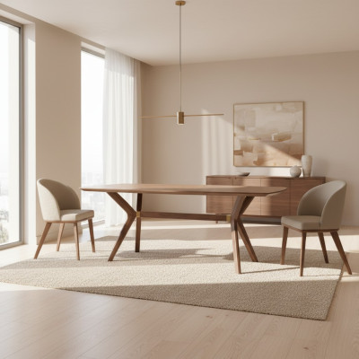 Esszimmer Essgruppe Esstisch 4x Stühle Luxus Einrichtung Modern Design