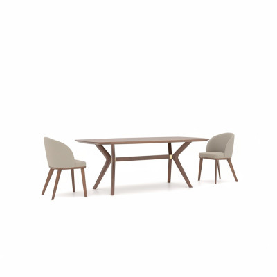 Esszimmer Essgruppe Esstisch 4x Stühle Luxus Einrichtung Modern Design