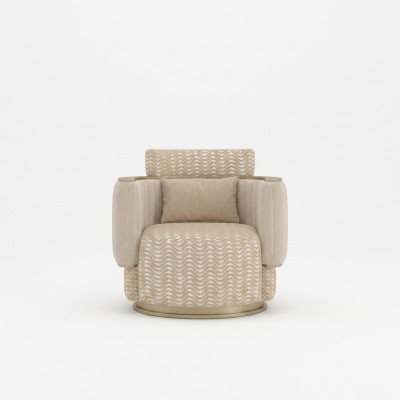 Beige křeslo obývací pokoj luxusní nábytek design moderní zařízení nový.