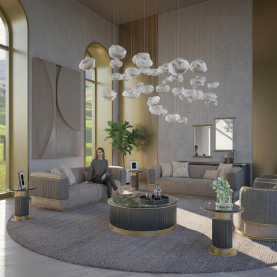 Sofagarnitur 4tlg Polstersofa Wohnzimmer Dreisitzer Sofa Design Modern Sessel