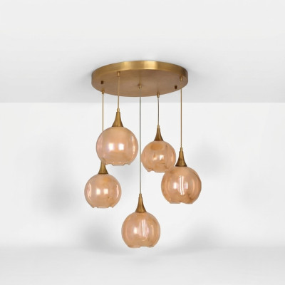 Kronleuchter Metall Lampe Leuchten Lampen Deckenleuchten Leuchte 55x80