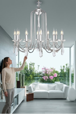 Lampe Hängeleuchte Kronleuchter Kristalllampe Deckenleuchte Lampen 75x100