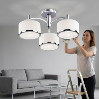 Design Leuchte Lampen Leuchten 55x29 Deckenleuchten Kugeln deckenlampen
