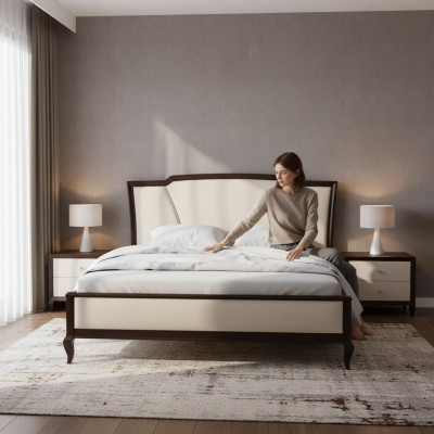 Manželská postel Design Luxus Luxusní Postele Baroko Rokoko Antický Styl