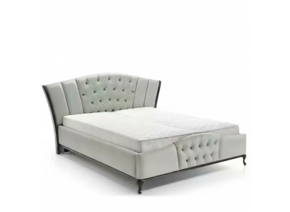 Bett Polster Design Luxus Doppel Hotel Betten Chesterfield Holz Möbel Neu