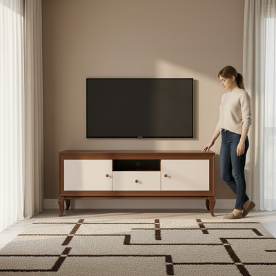 rtv TV stojan Na straně Sideboard Kommode televizní nízká skříň Kommoden dřevěný Skříň
