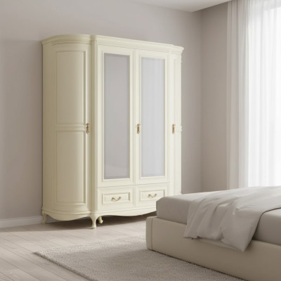 Kleiderschrank Luxus Weißer Schlafzimmer schrank Holz möbel Schränke