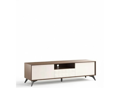 TV stojan Lowboard stěnová jednotka Moderní design komoda dřevo.