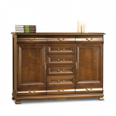 Kommode Echtholz Schrank Eiche Holz Kommoden Sideboard Sideboards