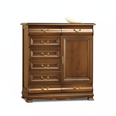 Schubladen Eiche Massivholz Kommoden Sideboard Kommode Echtholz Schrank