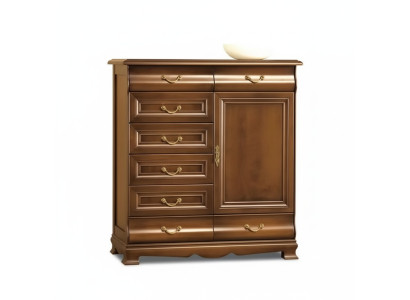 Schubladen Eiche Massivholz Kommoden Sideboard Kommode Echtholz Schrank
