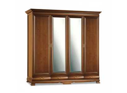 Kleiderschrank Schlafzimmer Schrank braun Farbe Barock Rokoko Schränke