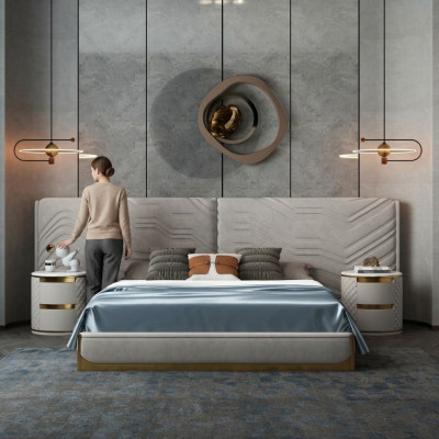 Postel polštář design luxus dvojité hotelové postele luxusní hotelové postele nábytek