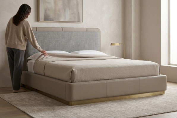 Moderní luxusní elegantní design postelí Prostějov ložnice 180x200 nábytek látky