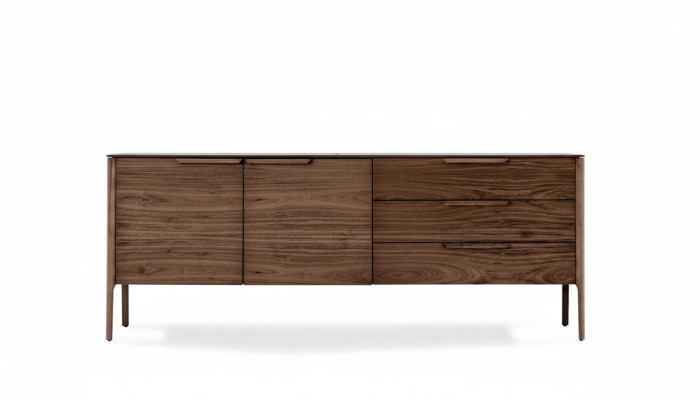 Sideboard Design Beige Luxus Esszimmer Set Kommode mit Holz Sidebaords