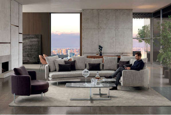 Wohnzimmer Set 4+3+1 Sitzer modern 3tlg Sofagarnitur Sitzpolster Möbel