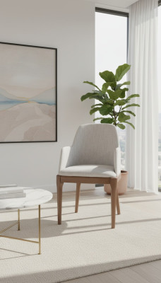 Židle Dřevo Luxus Moderní Design Bílá Jídelní Křeslo Möbel