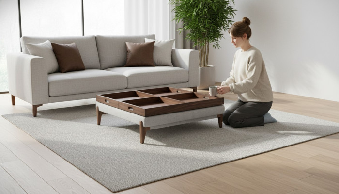 Design Wohnzimmertisch Tische Couchtisch Kaffeetisch Tisch 120x120cm