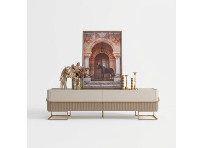 Klassischer Fernseher Ständer Sideboard Kommode Wohnzimmer Schränke rtv tv