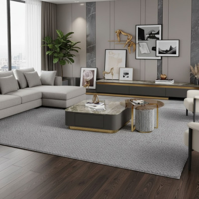 Obývací pokoj Nábytek Luxus Šedá Konferenční stolek Design Stůl Kávové Stoly Nový