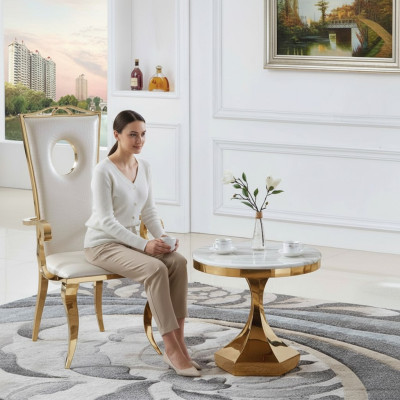 Konferenční stolek Luxus Modern Design Stůl Obývací pokoj Konferenční stolek 60x54