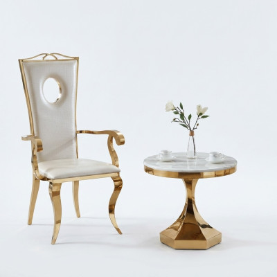 Konferenční stolek Luxus Modern Design Stůl Obývací pokoj Konferenční stolek 60x54