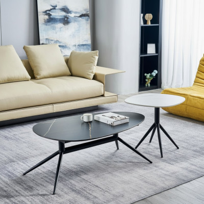 Set 2x Couchtische Kaffeetisch Beistelltisch Designer Wohnzimmertisch