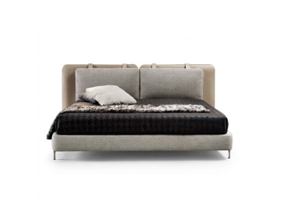 Ložnice Velká manželská postel elegantní postel dřevo nový Luxus Moderní