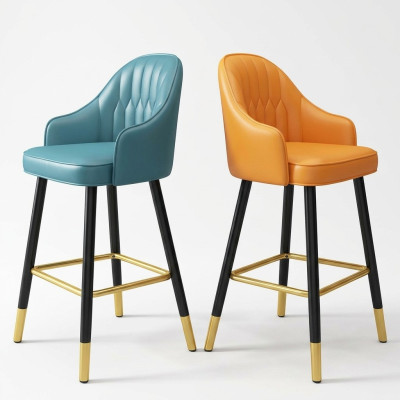 Barhocker Barstuhl Stoff Design Barstühle Bar Hocker Esszimmer Neu