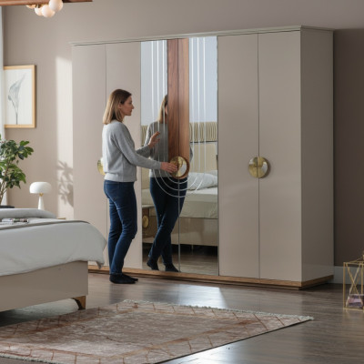 Kleiderschrank Schlafzimmer Holz Schrank Möbel Neu Schränke Eckschrank Neu