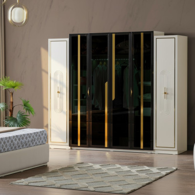 Kleiderschrank Schränke Schrank Design Holz Kinderzimmer Modern Möbel Neu