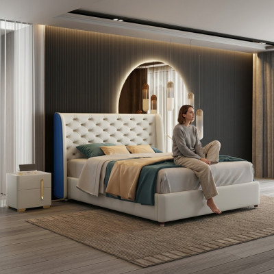 Ložnice Nábytkový designer Postel Rám postele Manželské postele Elegance Dřevo