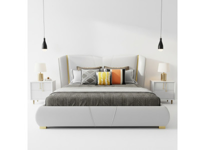 Postel potah Design Luxus Dvojité hotely Hnací pokoje dřevěný nábytek