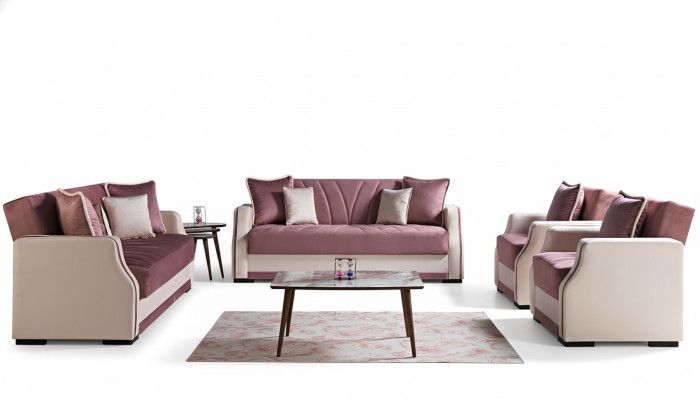 Luxus Sofagarnitur Komplett Couch Sofa Modern Garnitur Wohnzimmer Relax 3+2+1+1 Neu