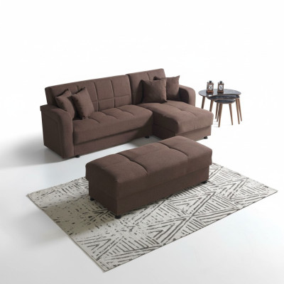 Luxus obývací pokoj set stolička + rohová sedací souprava L-tvar Moderní set Relax Kompletní
