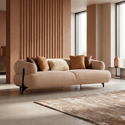Sofa 3 Sitzer Design Sofas Polster Couchen Leder Relax Sitz Möbel Modern Relax Neu