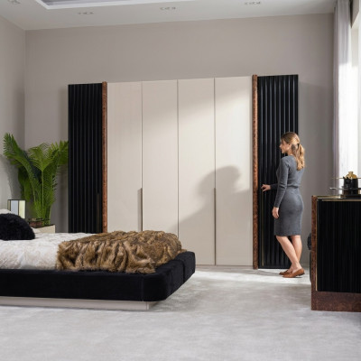 Kleiderschrank Schränke Schrank Design Holz Schlafzimmer Modern Möbel