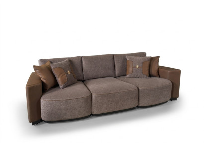 Sofa 3 místný design Pohovky Polstrové pohovky Relaxační sedadlo Nábytek Moderní Nový