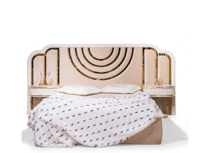Modern Schlafzimmer Set Bett + 2x Nachttische Design Möbel 3 tlg. Neu
